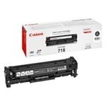 Sort lasertoner 718BK til Canon 